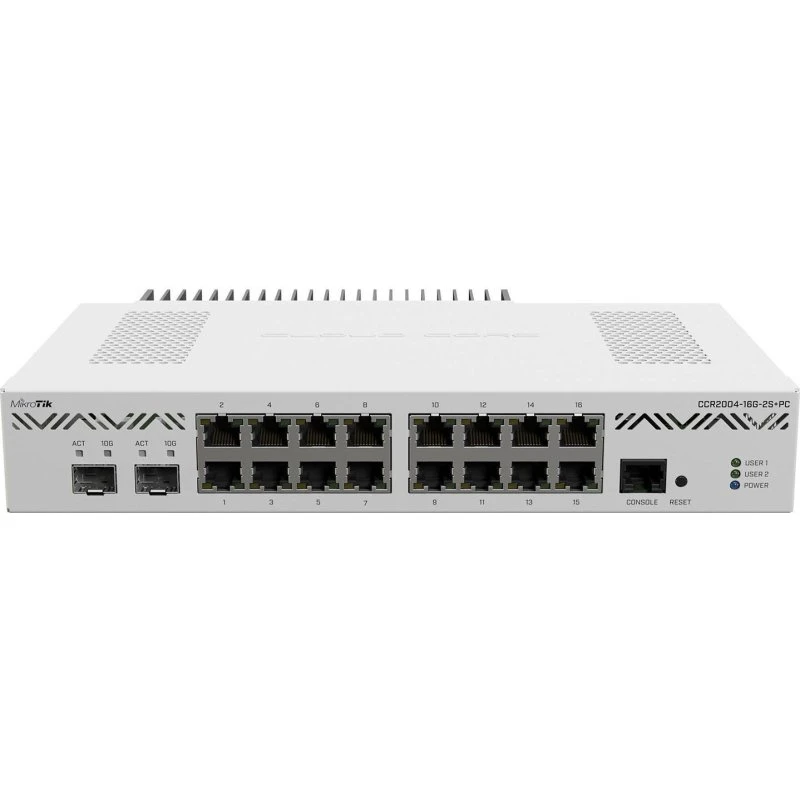 MikroTik CCR2004-16G-2S Cloud Router — 16xGb, 2x10Gb
