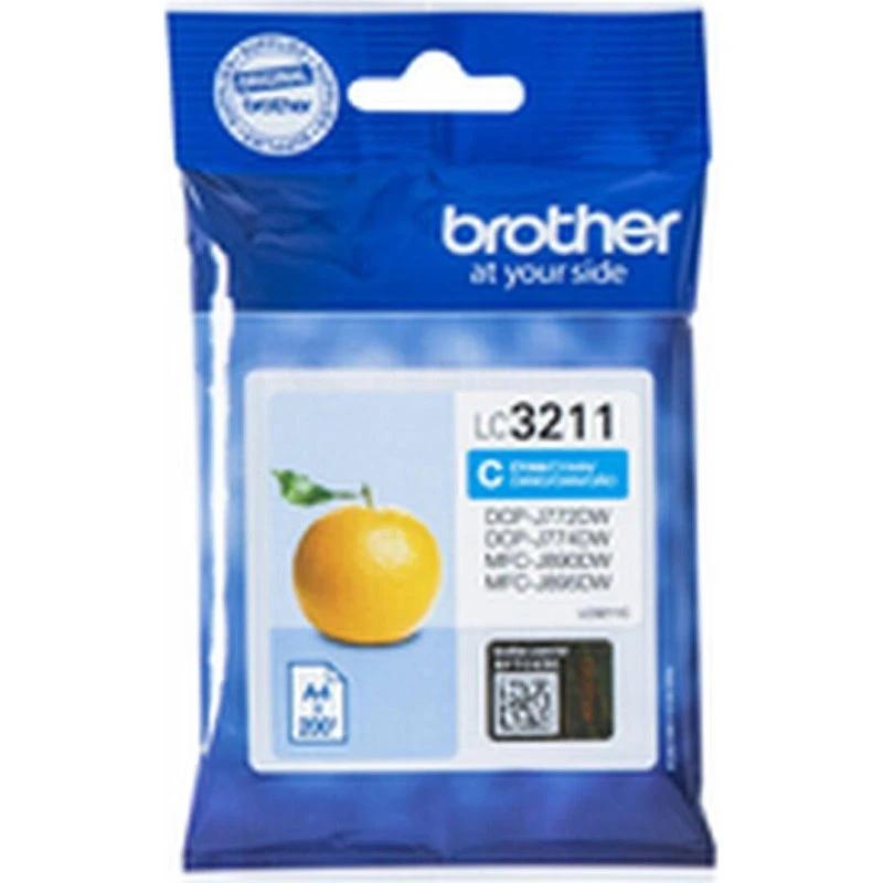 Brother LC3211C Cyan blækpatron – op til 200 sider
