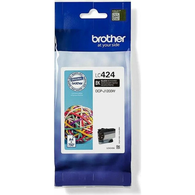 Brother LC424C original blækpatron - Cyan (750 sider)