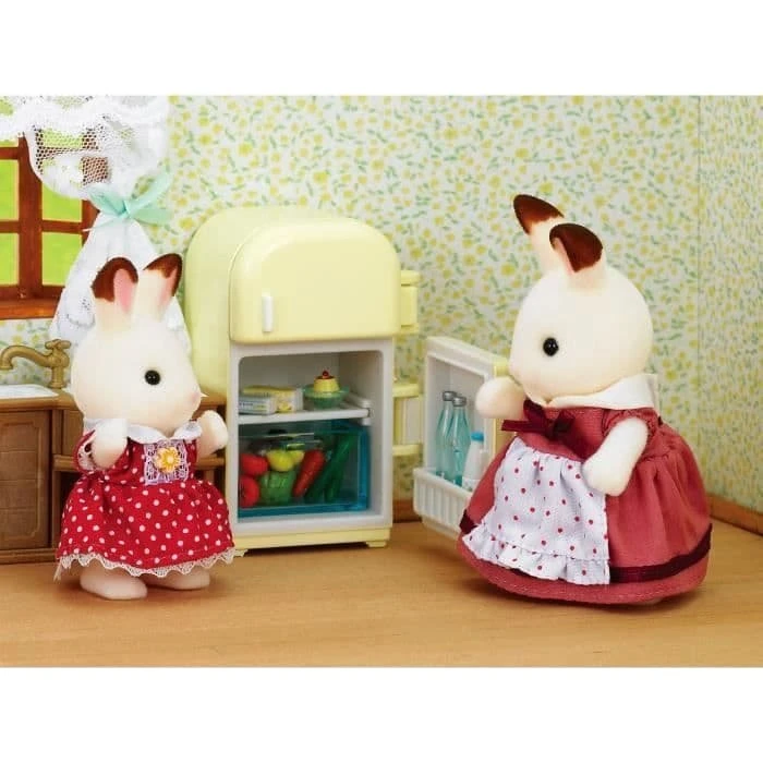 Sylvanian Families Chokolade Kanin Mor med Køleskab