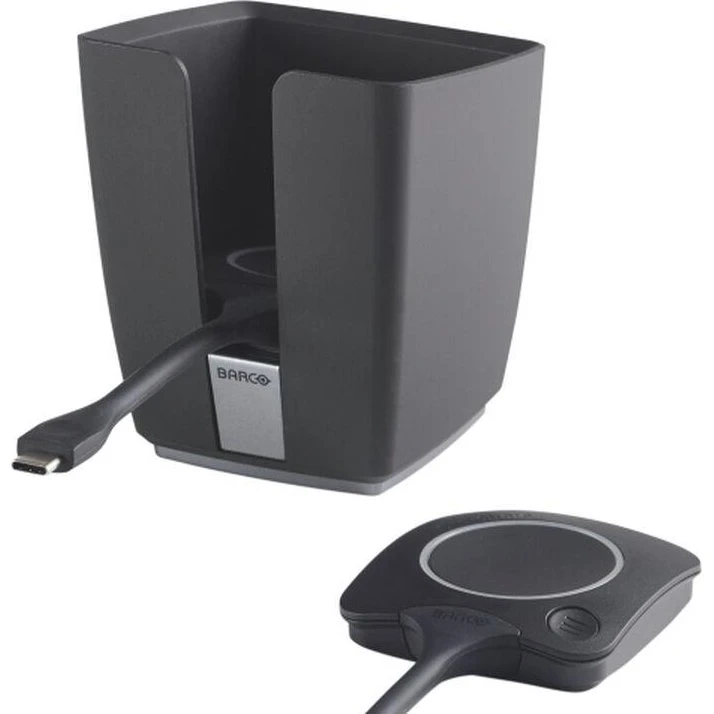 Barco ClickShare Tray + 2 USB‑C Buttons – Sort