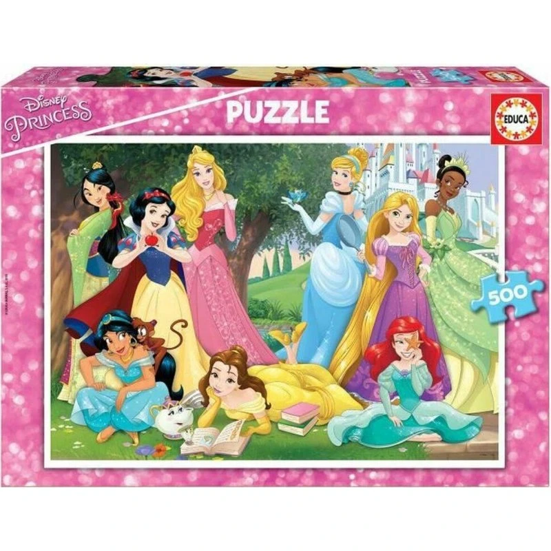 Educa 500 brikker - Disney Prinsesser 34×48 cm