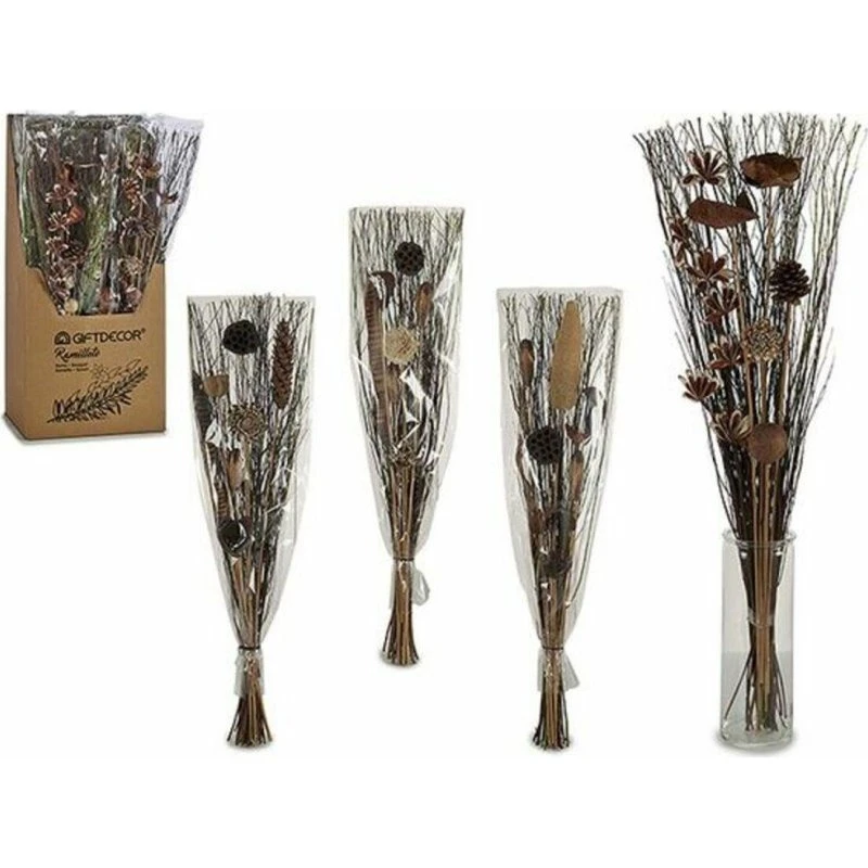 Kunstig vægbuket i grøn - dekorativ faux blomst