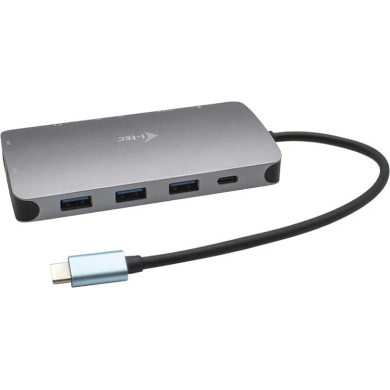 i-tec USB-C Metal Nano Dock HDMI/VGA med LAN og PD 100W