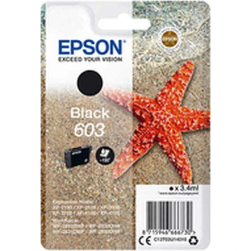 Epson 603 original blækpatron – sort (3,4 ml)