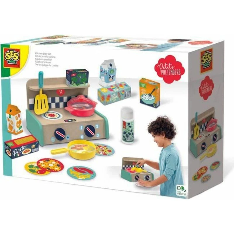 SES Creative Legekøkken - Komfur og Madlavningssæt