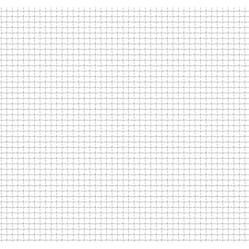 Rillet trådnetpanel i rustfrit stål 50×50 cm (21×21 mm)