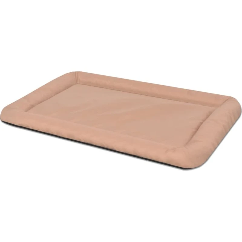 Hundemadras XL beige – vandafvisende & skridsikker (84x52 cm)