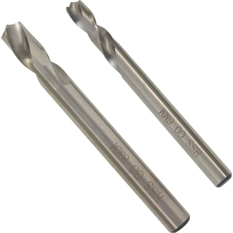 Bitssæt til punktsvejsebor 6/8 mm HSS, 2 stk
