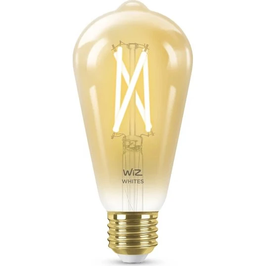 WiZ ST64 Amber Tunable White Filamentpære E27 7W