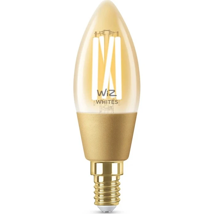 WiZ Smart Filament C35 E14 Amber Tunable White 4,9W
