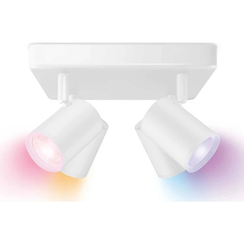 WiZ Imageo 4x5W Square RGB Loftlampe – Smart Spots