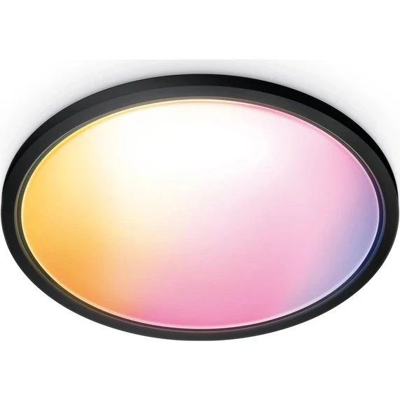 WiZ SuperSlim Smart Loftlampe 22W - Sort RGB