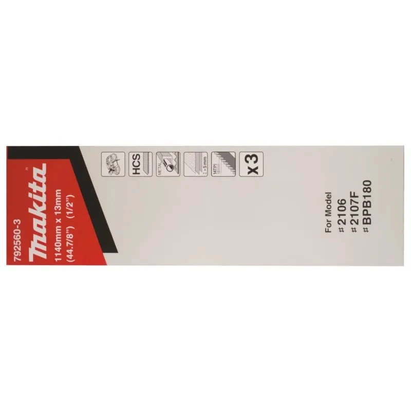 Makita båndsavsklinger 1140x13x0,5 mm (3 stk)