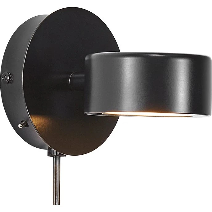 Nordlux Clyde LED væglampe, sort