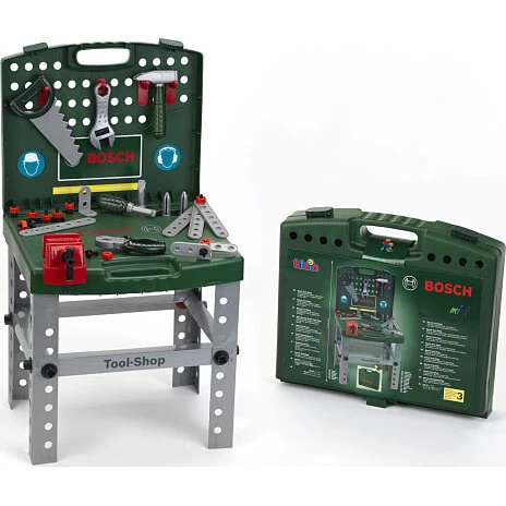 Bosch arbejdsbænk, foldbar med tilbehør