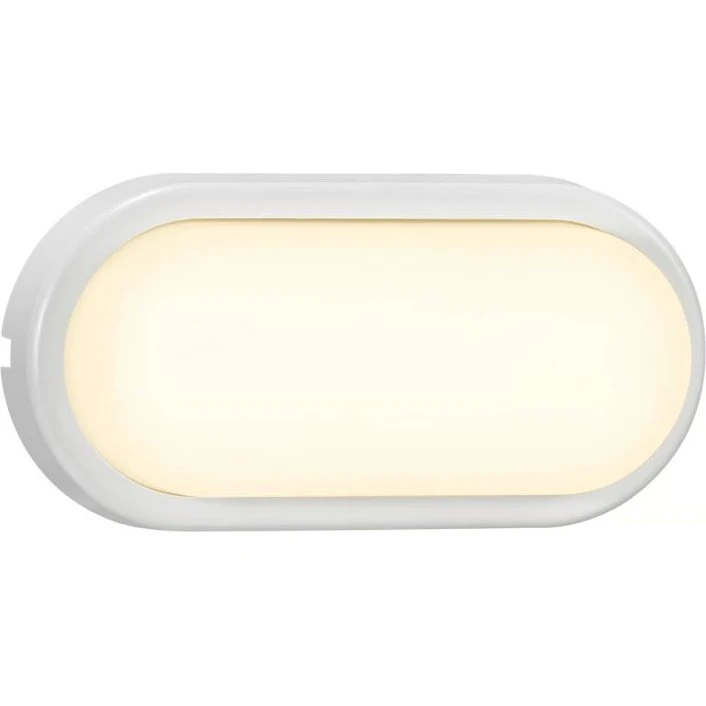 Nordlux Cuba Outdoor Energy Oval – Hvid LED væglampe
