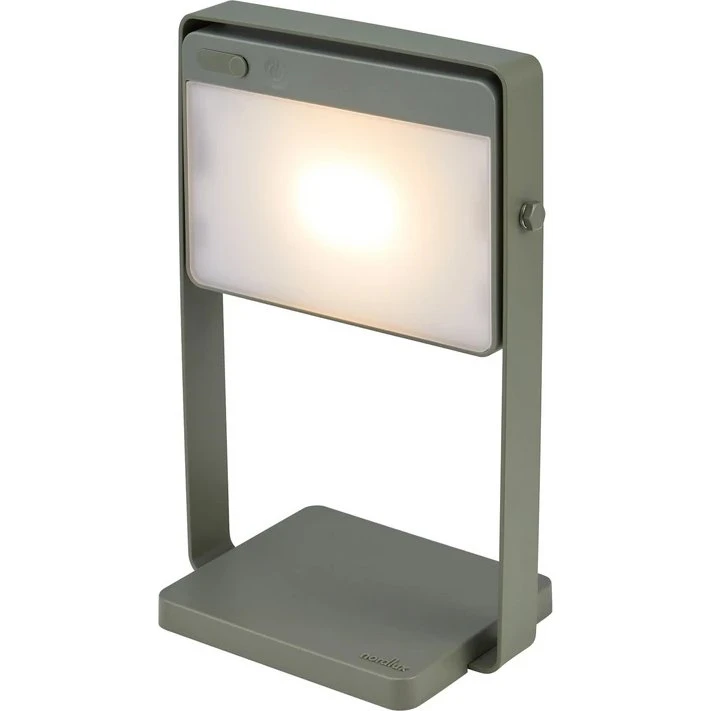 Nordlux Saulio Solar bærbar solcellelampe, olivengrøn