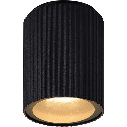 Nordlux Kyklop Ripple Udendørs Loftlampe Sort