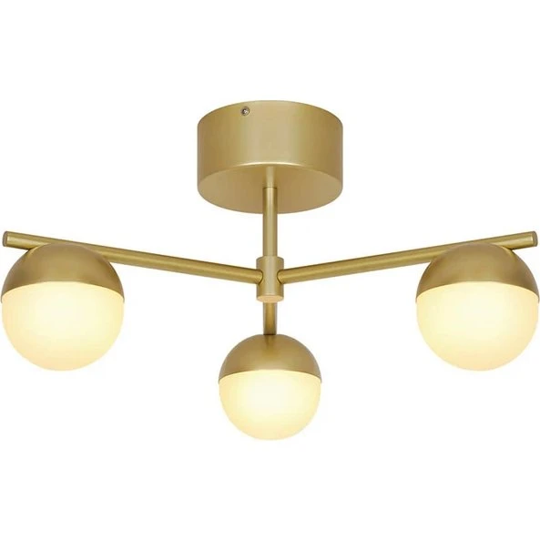Nordlux Contina loftlampe, børstet messing 48,5 cm