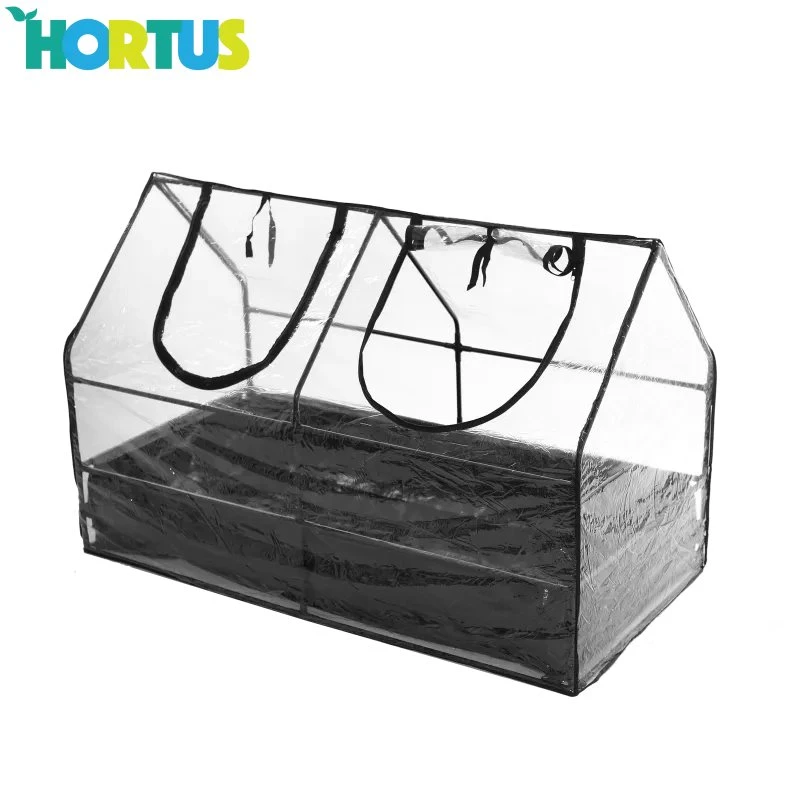 HORTUS Mini drivhus med bund 130x65x85 cm