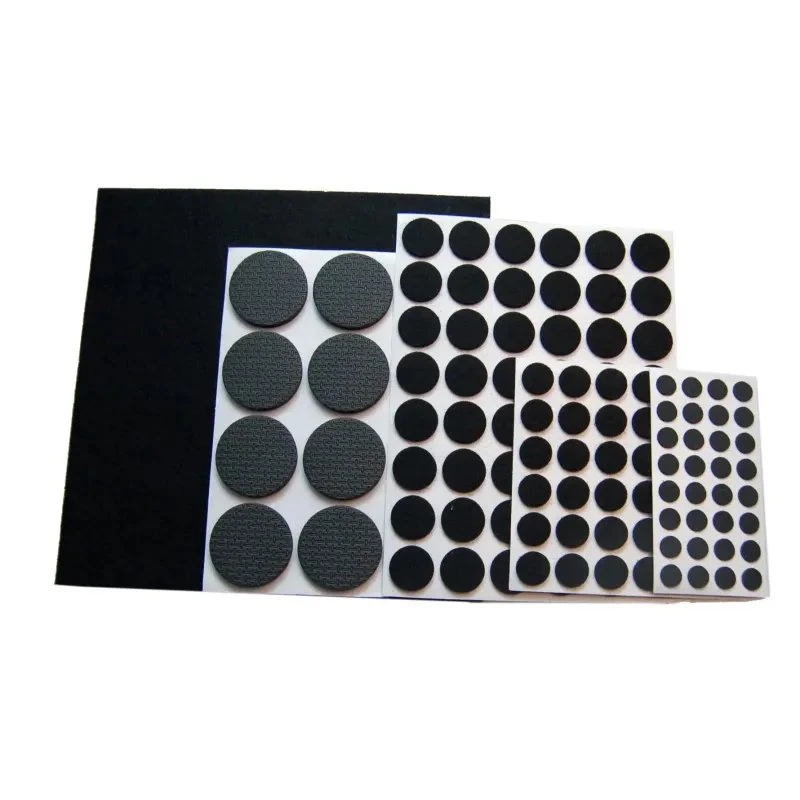 Home-it selvklæbende filtpudesæt 125 stk. – sort