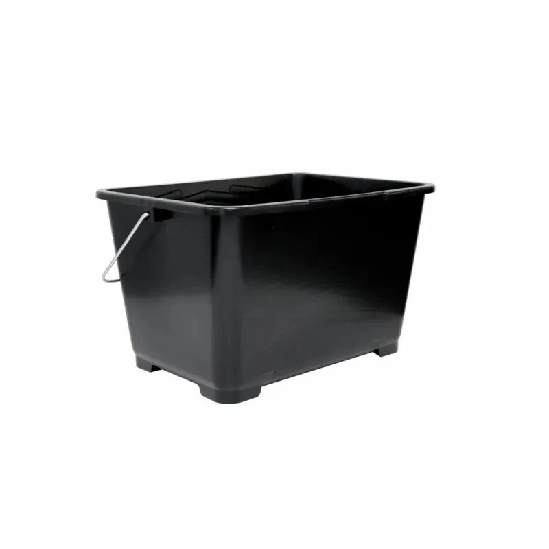 Firkantet malerspand 14 L – sort rullespand