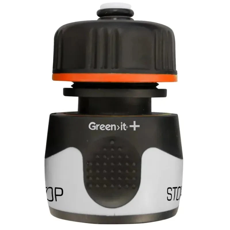 Slangekobling med stop 1/2" – luksus ABS/TPR