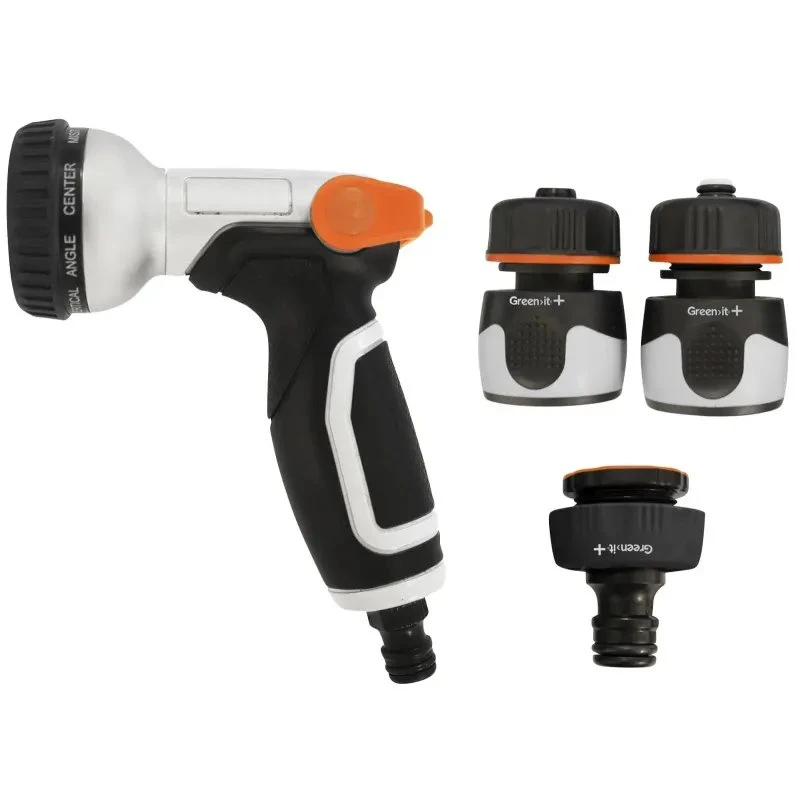 Green-it PLUS Brusepistolsæt 4 dele – justerbar bruser