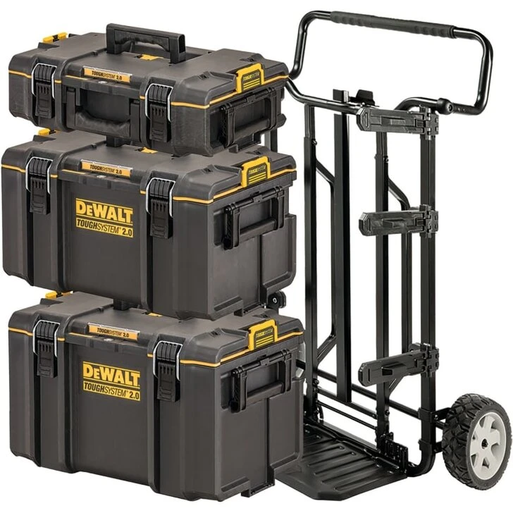 DEWALT ToughSystem 2.0 opbevaringssæt 4 med trolley, IP65