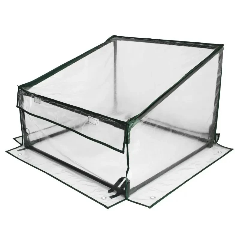 Green-it Fritstående Mini-drivhus 70x70x35/50 cm