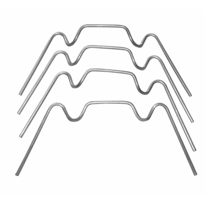 Glasclips/flueben til drivhus 16 stk - galvaniseret stål