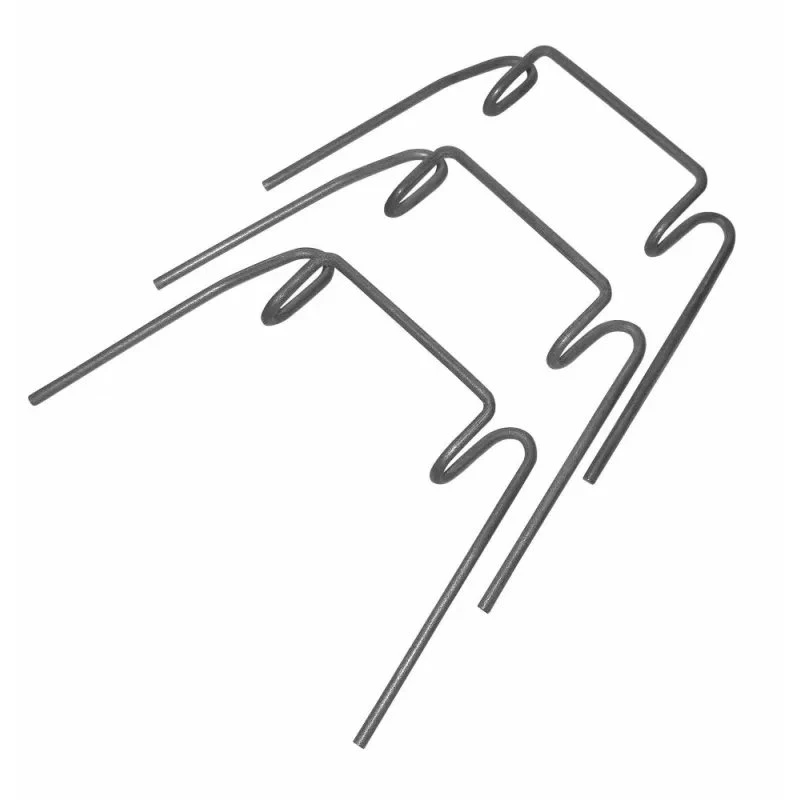 Store glasclips/flueben til drivhus 16 stk. – galvaniseret stål