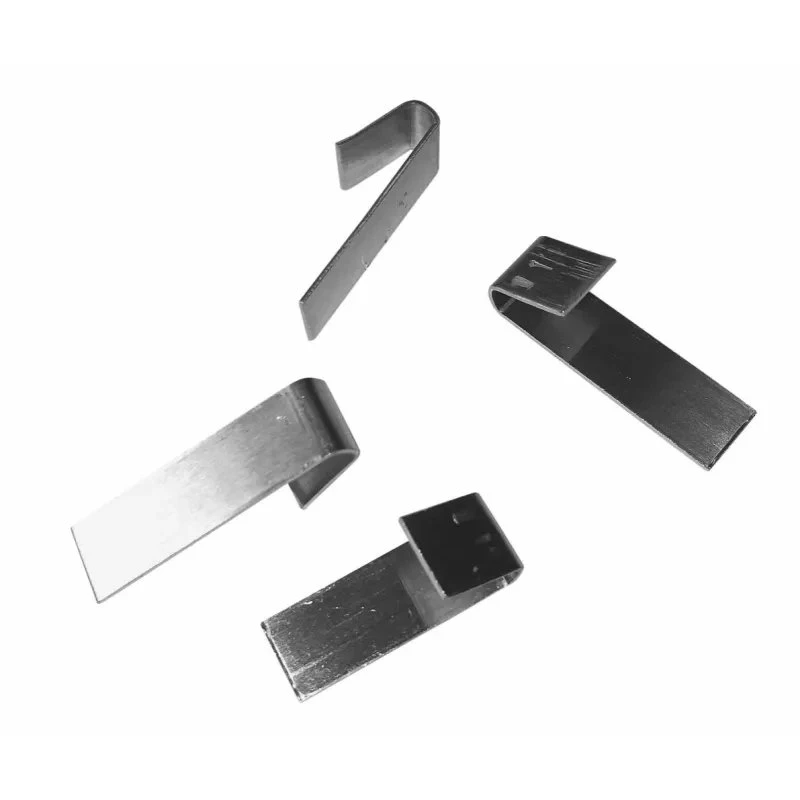 Glasholdere til drivhus 16 stk – galvaniseret rustfrit stål