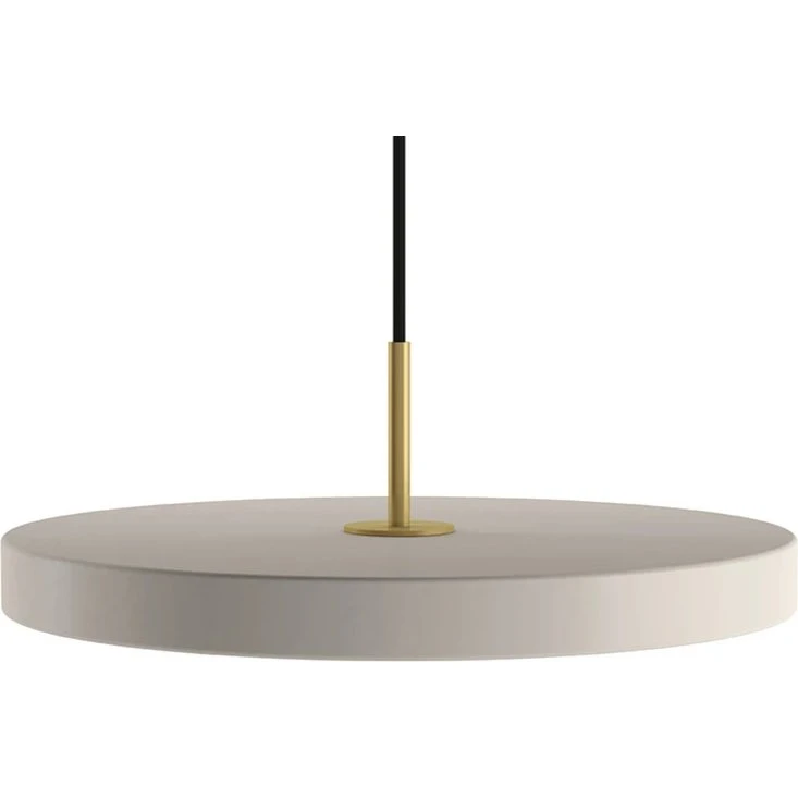 Umage Asteria Mini LED pendel Ø31 cm - Perlehvid/Messing