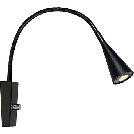 Belid Ledro Væglampe Mat Sort – Dæmpbar LED