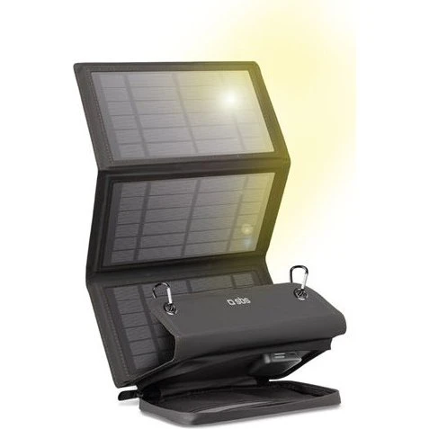 SBS Foldbar solcelleoplader 10W – transportabel & let