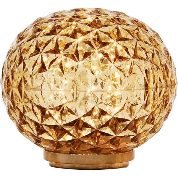 Kartell Mini Planet Battery bordlampe, gul