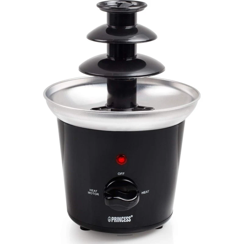 Princess Chokoladefontæne 3-trins, rustfrit stål, hurtig opvarmning