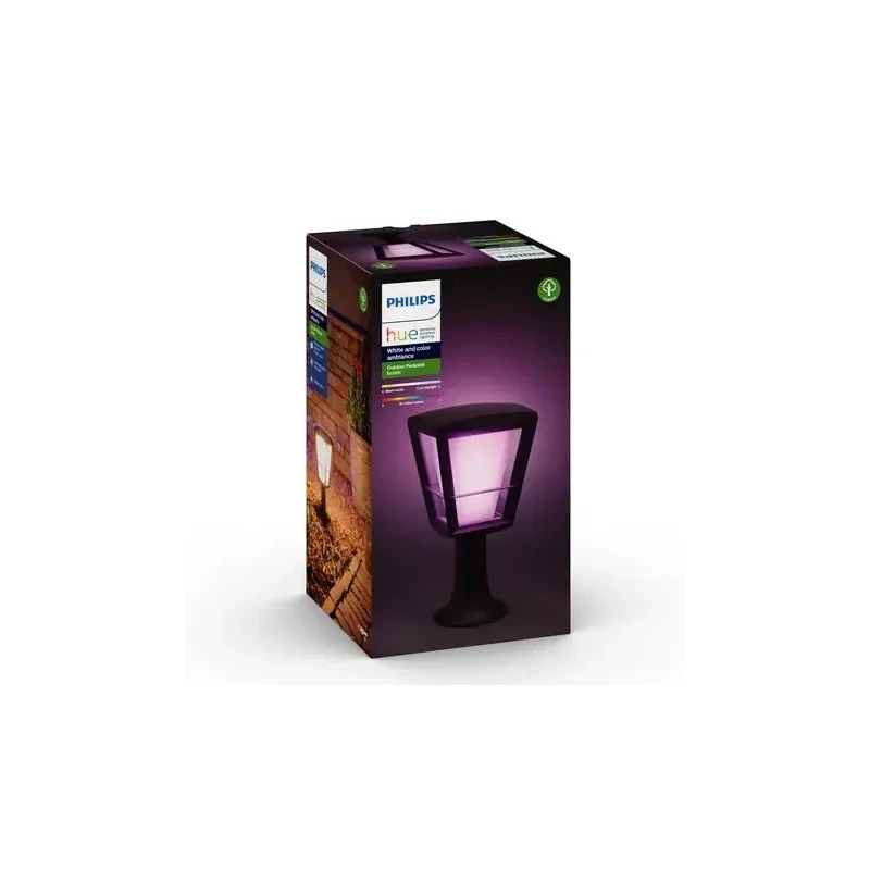 Philips Hue Econic Udendørs Lav Bedlampe – Sort