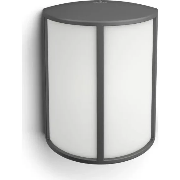 Philips myGarden Stock LED væglanterne antracit 6W