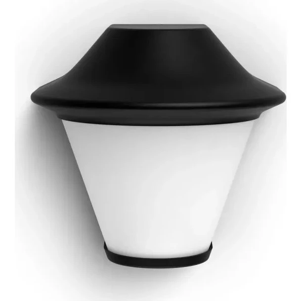 Philips myGarden Serres udendørs væglampe, sort 1x42W