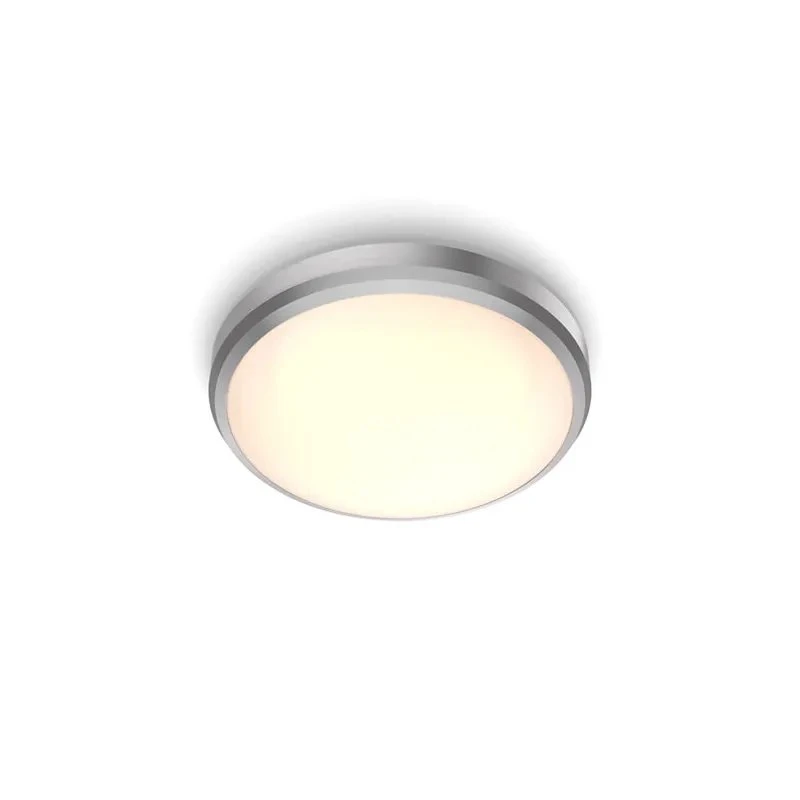 Philips DORIS LED loftlampe 6W, 2700K, IP44 (nikkel)