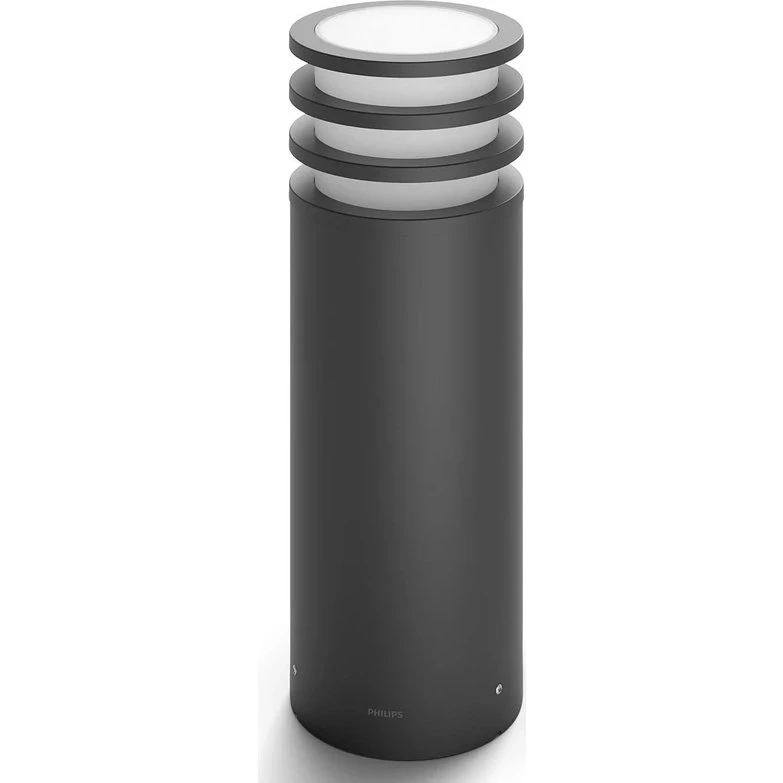 Philips Hue Lucca Lav udendørs LED-søjle, anthracite