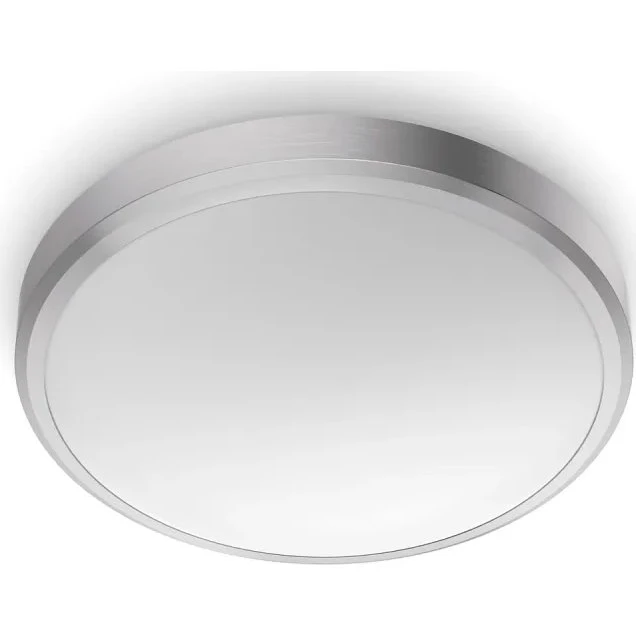 Philips DORIS LED loftlampe 17W 2700K IP44 - nikkel