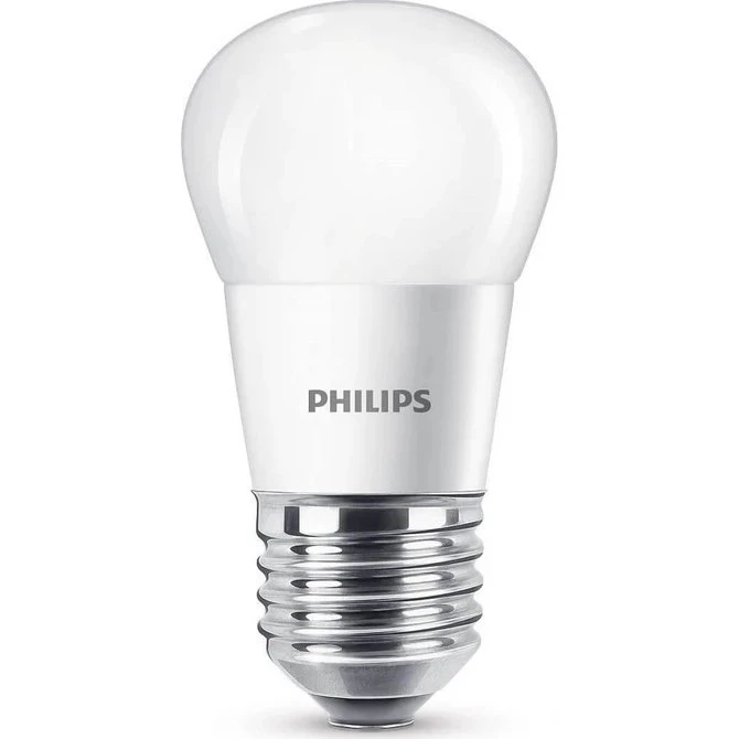 Philips LED-pære Krone 5W E27 2700K (470 lm) Mat