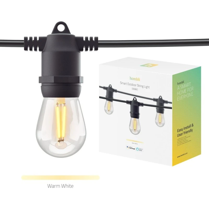 Hombli Smart Udendørs Lyskæde 5 m