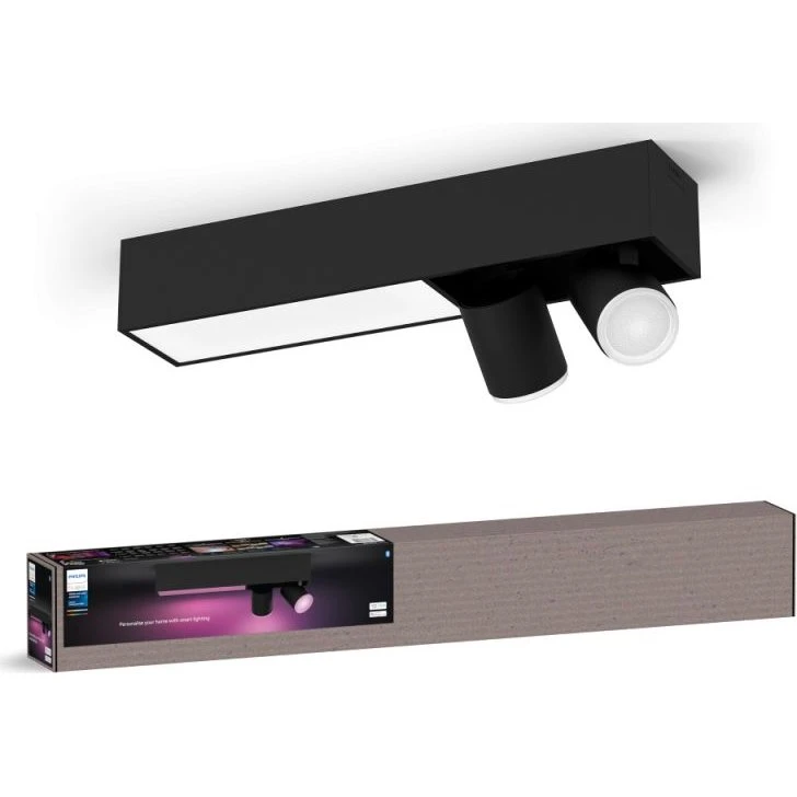 Philips Hue Centris 2-spot sort — White & Color Ambience