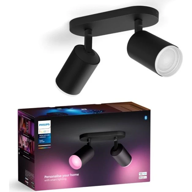 Philips Hue Fugato spotplate 2xGU10 - White & Color Ambience