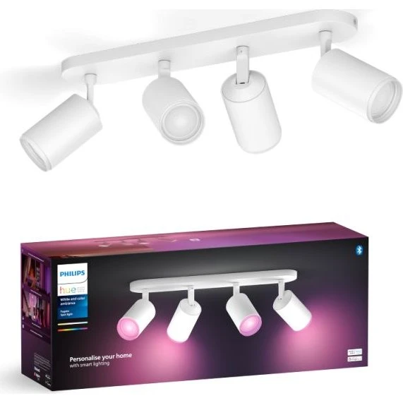 Philips Hue Fugato 4x5,7W GU10 - White & Color Ambience